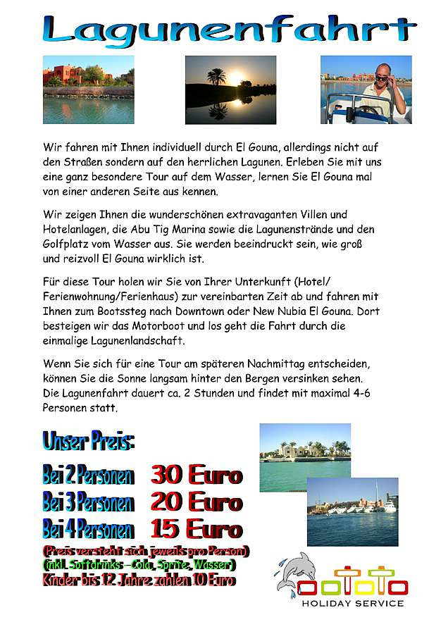 Oototo Flyer Lagunenfahrt